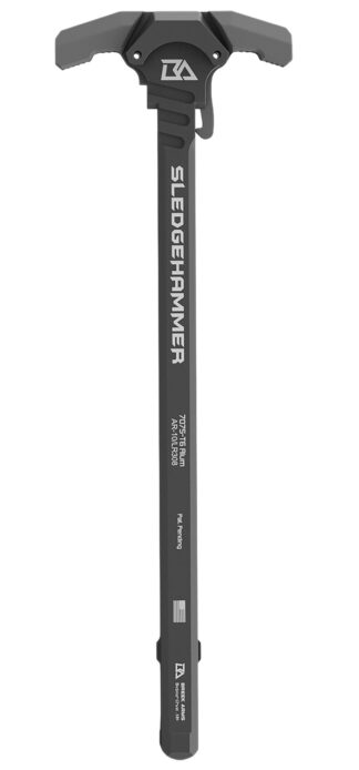 BREEK Sledgehammer Charging Handle AR-10/LR-308 Gray Aluminum