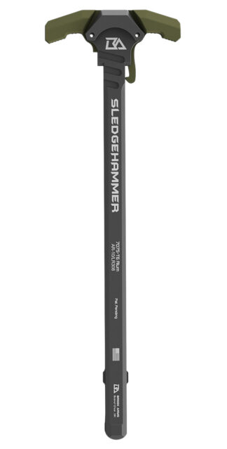 BREEK Sledgehammer Charging Handle for AR-10 / LR-308, OD Green 7075-T6 Aluminum