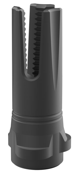 BREEK Scorch 3-Prong Flash Hider .30 Cal, Matte, Black Nitride Steel, 5/8x24