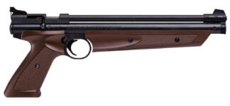 Crosman P1377BR American Classic Pump Pistol .17 Cal 1rd Brown Polymer Grips