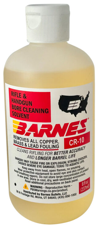 Barnes CR-10 Bore Cleaner 8 oz Squeeze Bottle