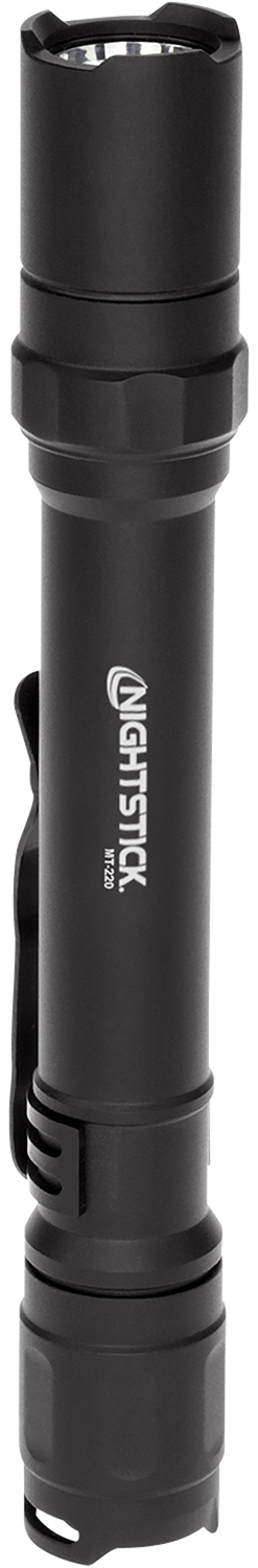 Bayco Nightstick MT220 Mini-TAC Pro Flashlight, 90/130/265 Lumens, Type III Hard-Anodized Black