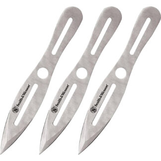SW Knives SWTK10CP 5in Dual Edge Spear Point Throwing Knives, 2Cr13MoV SS Blade, Set of 3