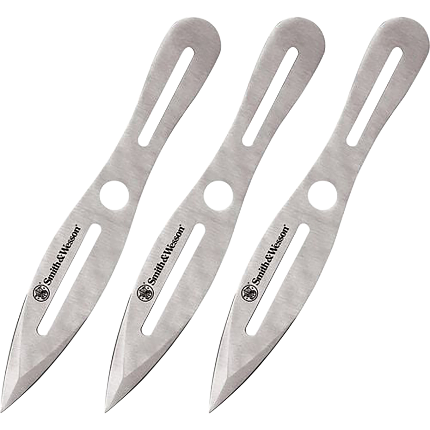 SW Knives SWTK10CP 5in Dual Edge Spear Point Throwing Knives, 2Cr13MoV SS Blade, Set of 3