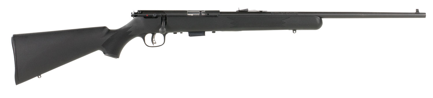 Savage 93 F .22 Magnum Bolt Action Rifle, 21in Barrel, 5+1 Rounds, Adjustable Open Sights