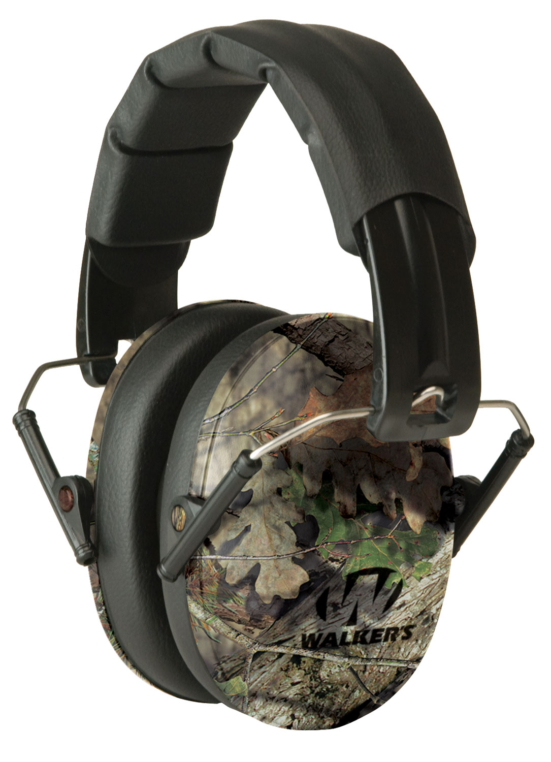 Walkers Pro Low Profile Folding Muff 22 dB Over-the-Head Mossy Oak/Black