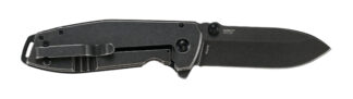 Columbia River CRK Squid XM Drop Point Folding Knife, 2.95 in D2 Steel Blade (Black)