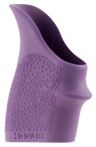 Hogue HandAll Beavertail Grip Sleeve Textured Purple Rubber for Glock 26