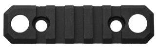 GrovTec Picatinny M-Lok Rail 5 Slot, 3.1 in Length, Type III Black Hard Anodized
