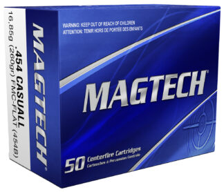 Magtech 454B .454 Casull 260 Gr FMJ Flat Nose 20-Round