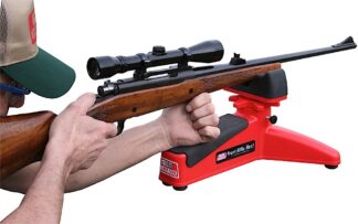MTM FRR30 Front Rifle Rest 3 in Vertical Travel Red/Black Polymer