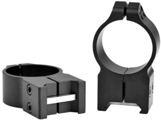 Warne Maxima 216M 30mm Extra High Fixed Vertical Split Rings, Matte Black, Picatinny/Weaver