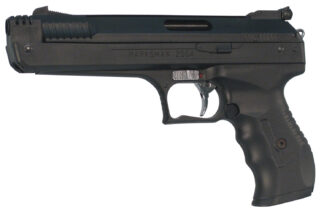 Beeman P17 Deluxe .17 Cal Pellet Air Pistol, 4.5 in Barrel, Polymer Frame, Black, 1 Round