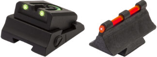Truglo TG961M Slug Gun Fiber-Optic Front/Rear Sight Set 0.060" Front Fiber, 0.040" Rear
