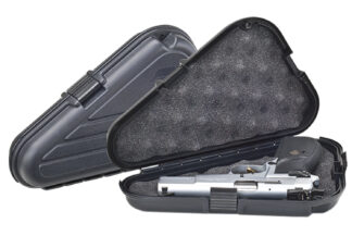 Plano Protector Pistol Case Large Black Polymer Foam-Lined