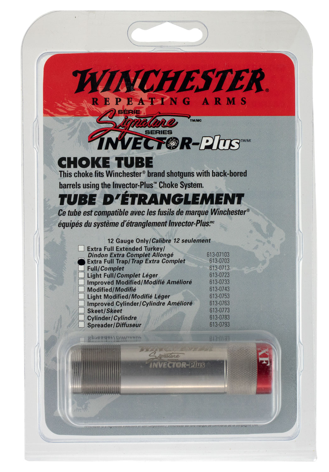 Winchester Invector Plus Signature 12 Gauge Extended Choke Tube, Improved Modified