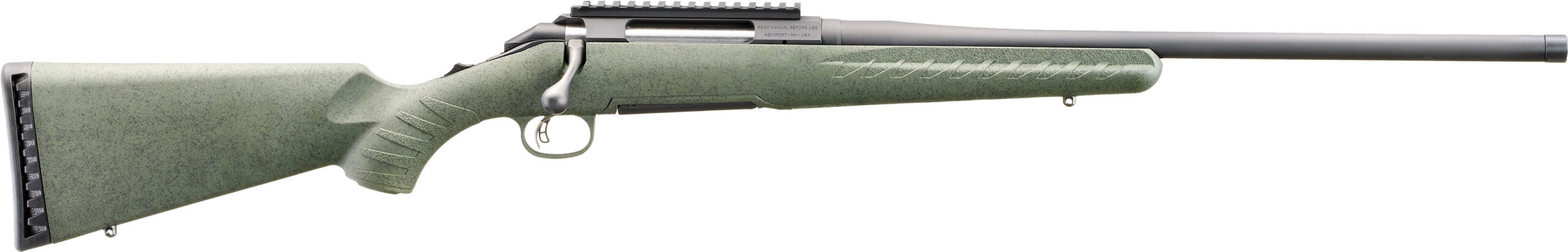 Ruger Model a .308 / 7.62 NATO 20" Bolt Action 4 Rounds Moss Green Splatter