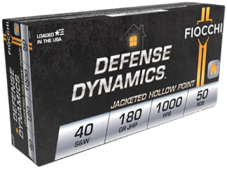 Fiocchi Defense Dynamics .40 S&W 180 Gr JHP 50 Rounds