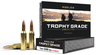 Nosler Trophy Grade 7mm Rem SA Ultra Mag 160 gr Rifle Ammunition