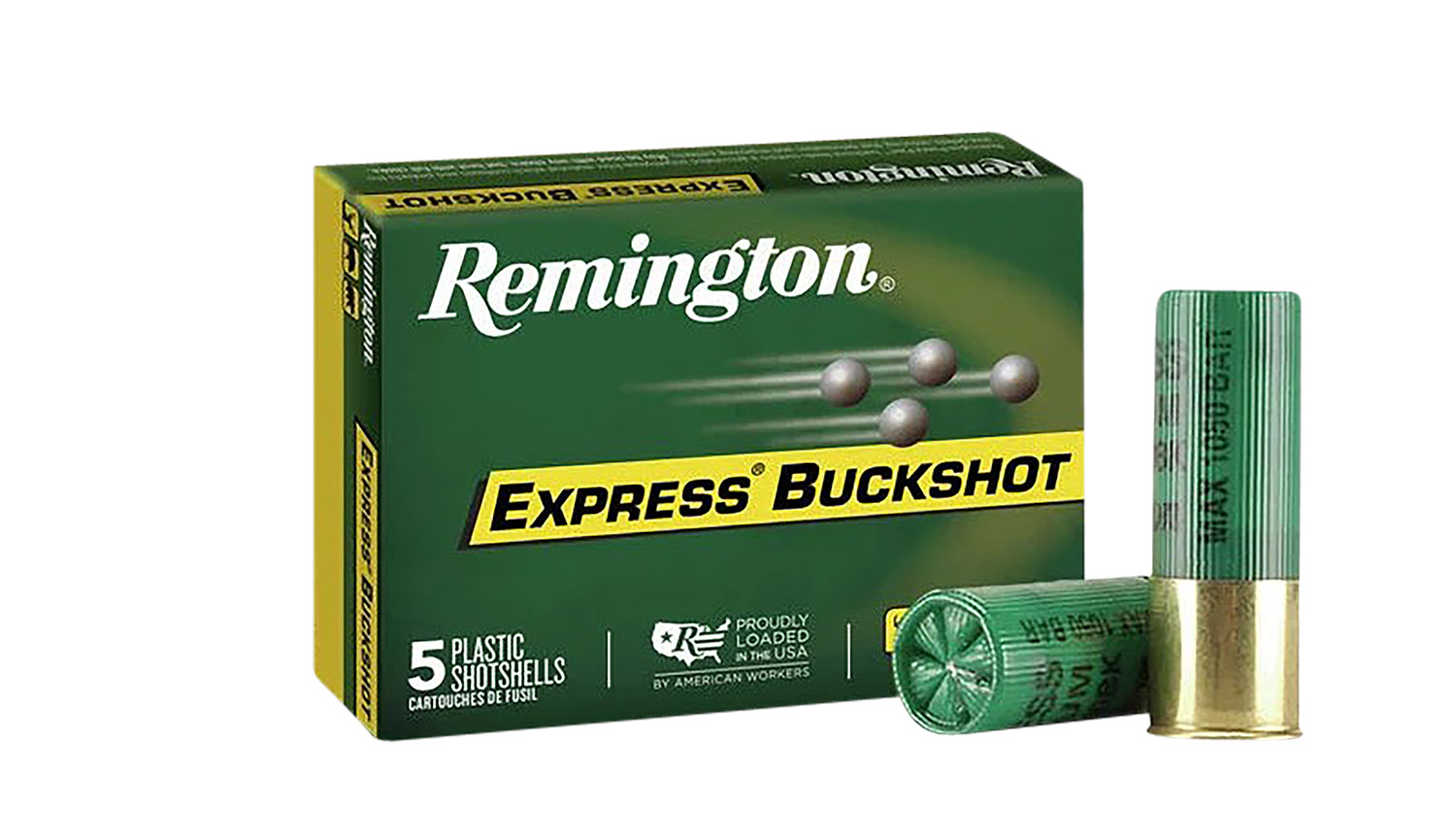 Remington Express Magnum #4 Buckshot 12 Gauge 3 in Shell, 5 Rounds/Box