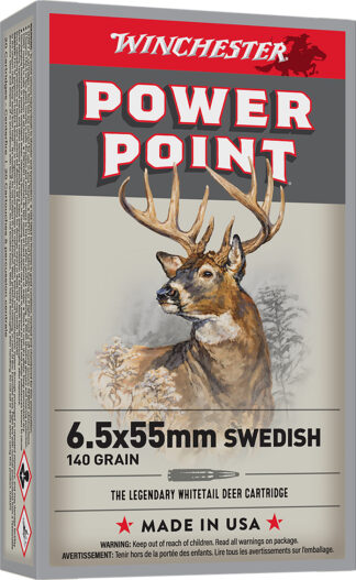 Winchester Super-X 6.5x55 Swedish 140 Grain Power-Point 20 Rounds