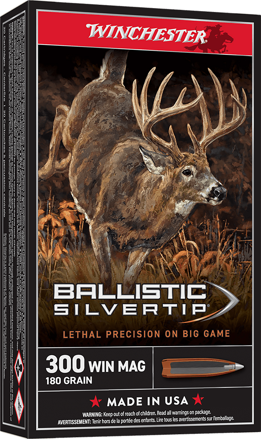 Winchester SBST300 Ballistic Silvertip .300 Winchester Magnum 180 Grain Polymer Tip 20 Rounds