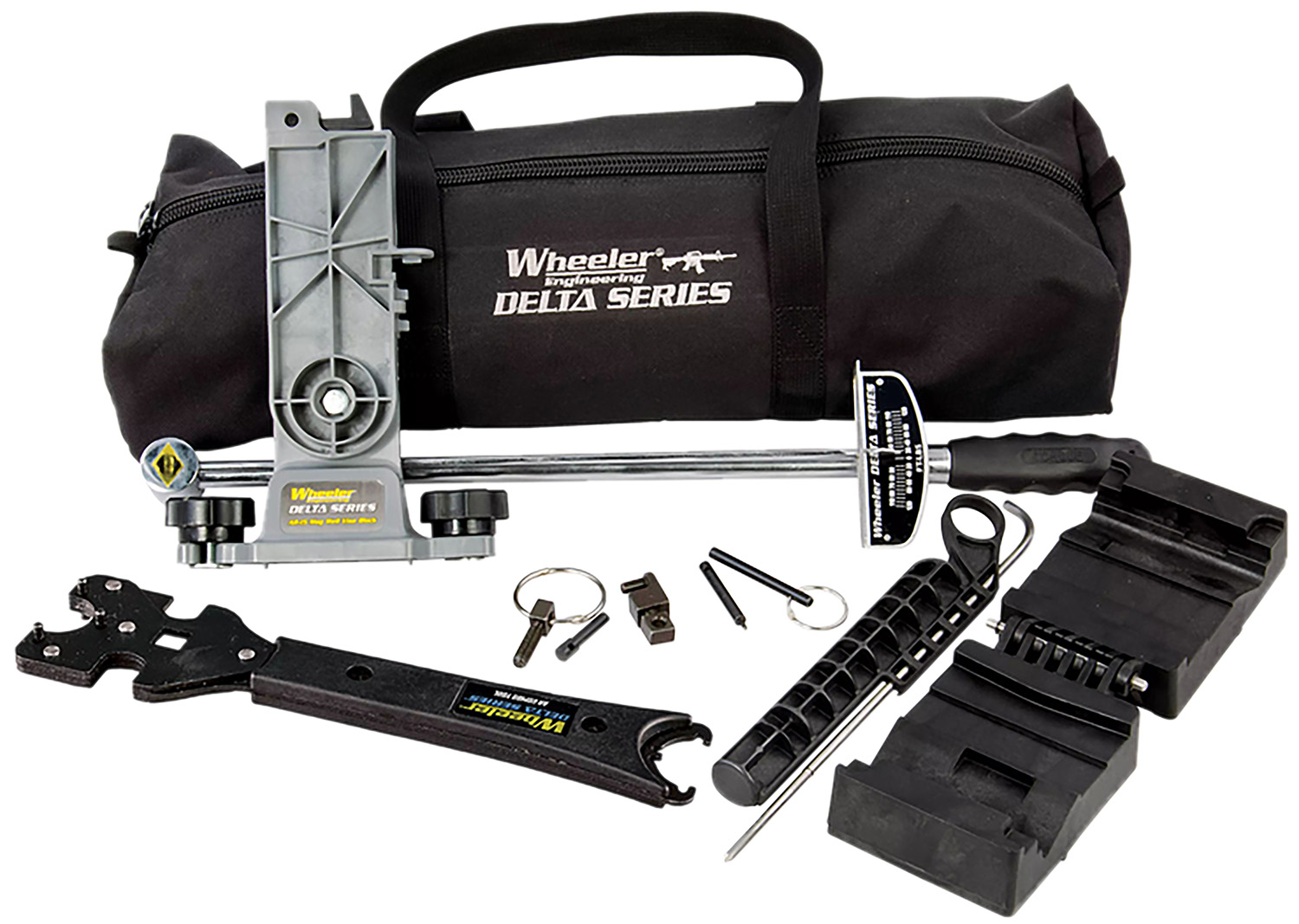 Wheeler Engineering AR Armorer's Essentials Kit for AR-15/M16, 7-Piece Tool Kit with Carry Case