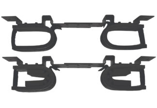 Rugged Gear Overhead Gun Rack 2 Rifle/Shotgun, Powder-Coated Steel, Black