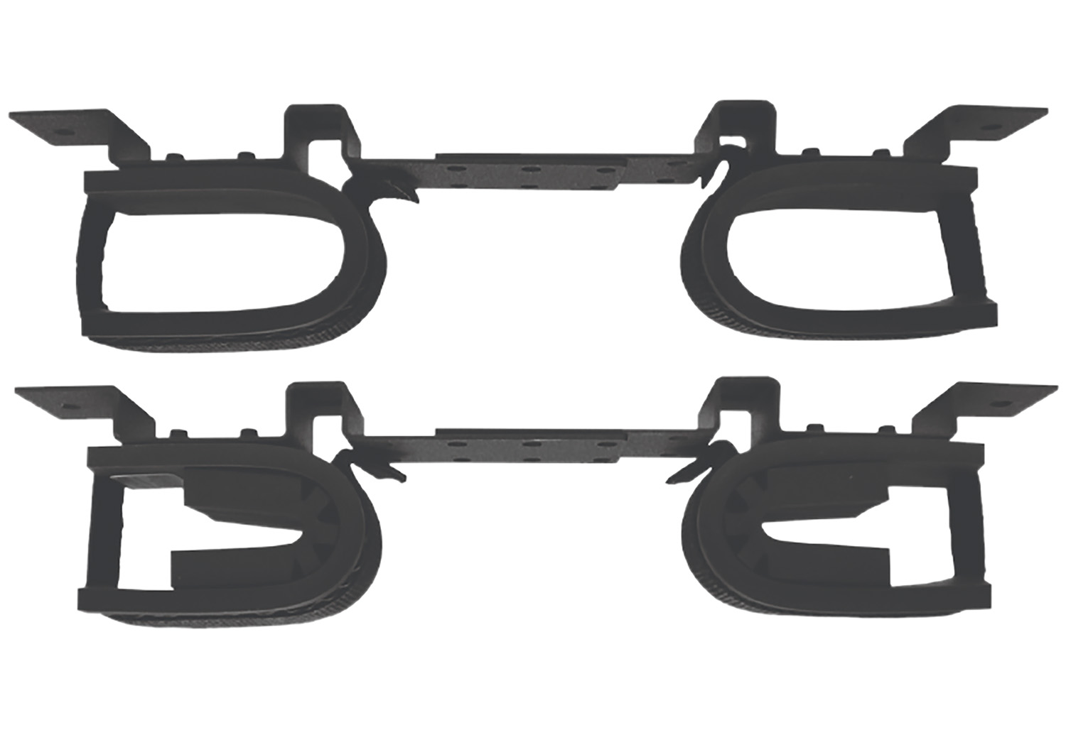 Rugged Gear Overhead Gun Rack 2 Rifle/Shotgun, Powder-Coated Steel, Black