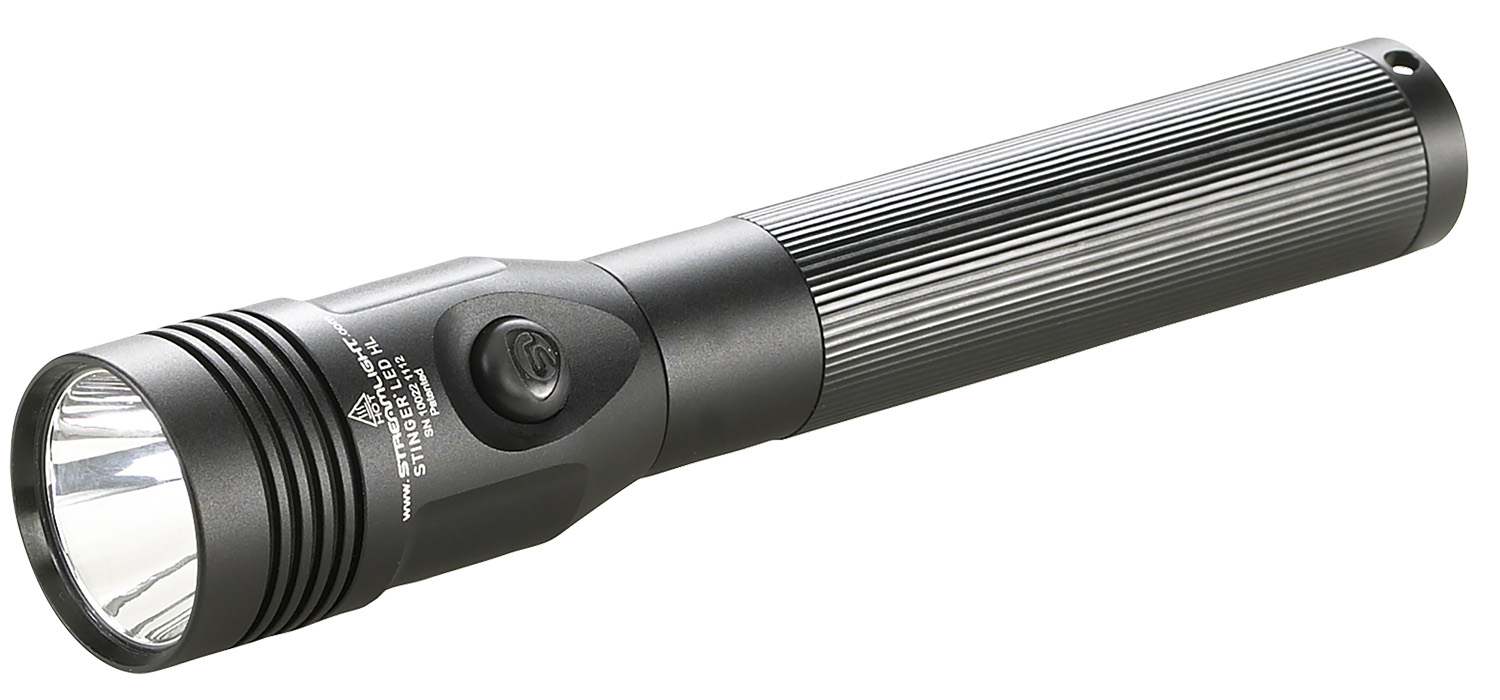 Streamlight Stinger LED HL Flashlight, 200/400/800 Lumens, Black Anodized