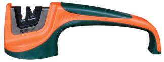 Accusharp 039C Pull-Through Knife Sharpener Tungsten Carbide and Ceramic, Rubber-Overmold Handle