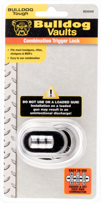 Bulldog Cases BD8000 Combination Trigger Guard Gun Lock, Universal Fit