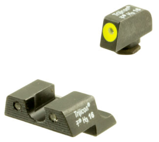 Trijicon HD Night Sights for Glock 42/43 Yellow Front, Green Tritium, Black Outline Rear