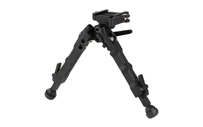Accu-Tac BR-4 G2 Arca Spec QD Bipod, Black Hardcoat Anodized Aluminum (12.4 in)