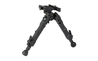 Accu-Tac BR-4 G2 Arca Spec QD Bipod, Black Hardcoat Anodized Aluminum (12.4 in)