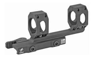 American Defense Mfg AD-RECON 30mm Dual Quick Detach Picatinny Scope Mount, 2 in Offset, Black