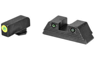 AmeriGlo Trooper GL821 Green Tritium Night Sight Set for Glock Gen5 17/19/19X/26/45