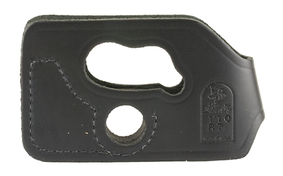 DeSantis Pocket Shot 110 Black Leather Pocket Holster, Ambidextrous, for LCP/P3AT/TCP