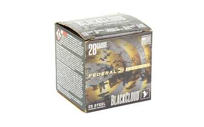 Federal Black Cloud FS 28 Gauge 3" #3 Steel Shot, 3/4 oz, 25 Rounds