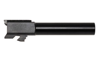 Faxon Duty Series 9mm Glock 19 Barrel, 4.02 in, 1:10 Twist, Black Nitride