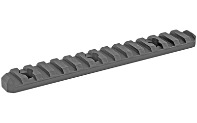 GrovTec 6 Inch 15 Slot M-Lok Picatinny Rail, Type III Black Anodized Aluminum