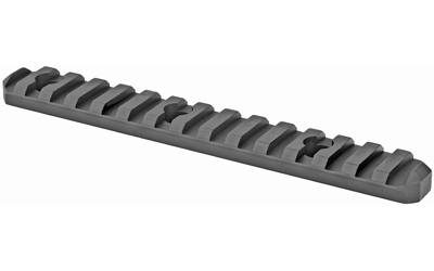 GrovTec 6 Inch 15 Slot M-Lok Picatinny Rail, Type III Black Anodized Aluminum