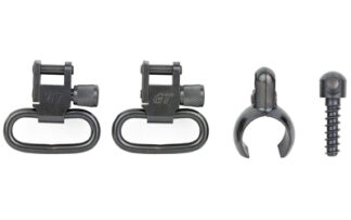 GrovTec GTSW43 2-Piece Barrel Band Swivel Set, Black Oxide, .630-.675 Tube