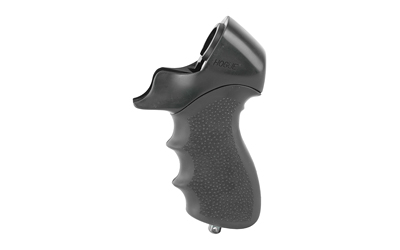 Hogue OverMolded Tamer Pistol Grip for Mossberg 500/590, Black Rubber