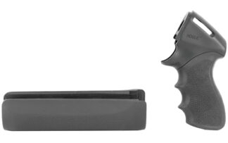 Hogue Tamer Remington 870 Grip/Forend, Black Rubber and Polymer