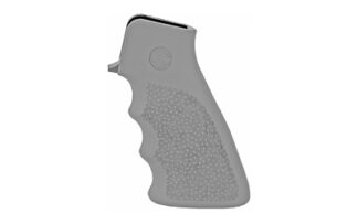 Hogue OverMolded Rifle Grip Cobblestone Pattern, Fits AR-15 Pattern, Slate Grey