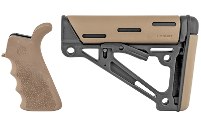 Hogue AR-15 6-Position OverMolded Collapsible Stock Kit, Flat Dark Earth