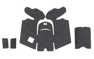 Hogue Wrapter Grit Adhesive Grip for Glock 19/44 Gen 5, Matte Black
