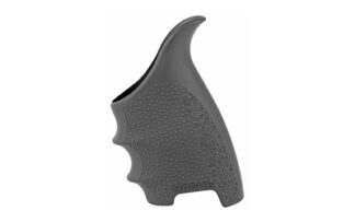 Hogue HandALL Beavertail Grip Sleeve, Slip-on Rubber, Finger Groove, Black