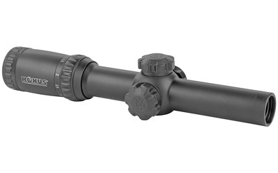Konus KonusPro M30 1-4x24 Dual Illuminated Blue/Red Circle Dot Matte Black 30mm Tube